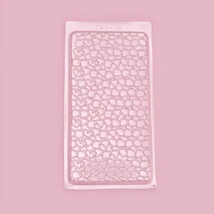 Форма для шоколада &laquo;Шоколад пористый&raquo;, пластик, 21.5&times;11.5&times;1 см, прозрачная