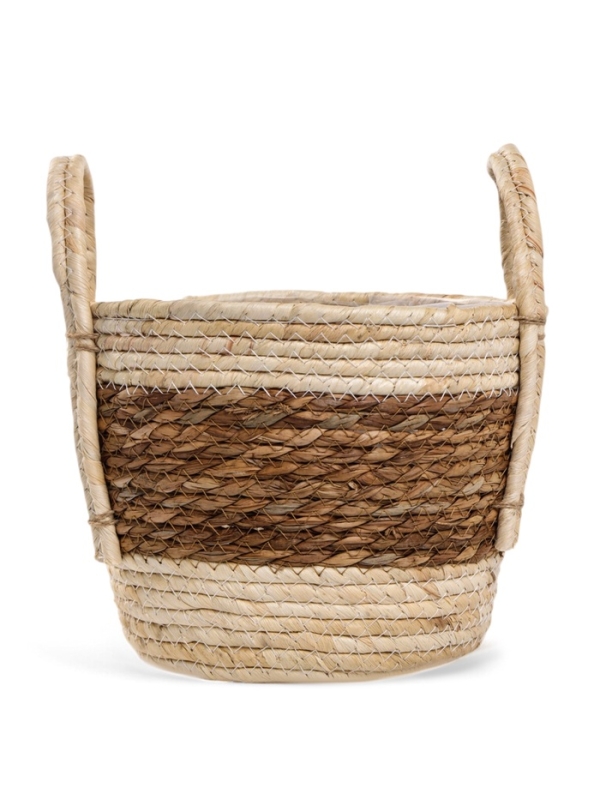 Набор кашпо "Инга" светло-бежевое, 20,5х25/25,5х28/27х33см