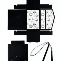 Коробка под бижутерию &laquo;Чёрно-белая&raquo;, 12 х 8.5 х 3 см