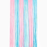 Занавес для фотозоны 1х2 м., розово-голубой