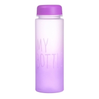 Бутылка для воды, напитков, спортивная, в школу, 500 мл, My bottle,19.5 х 6 см, фиолетовая