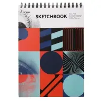Скетчбук 21х29см для пастели, 30 листов , жесткая обложка, плотность 130 гр, МИКС