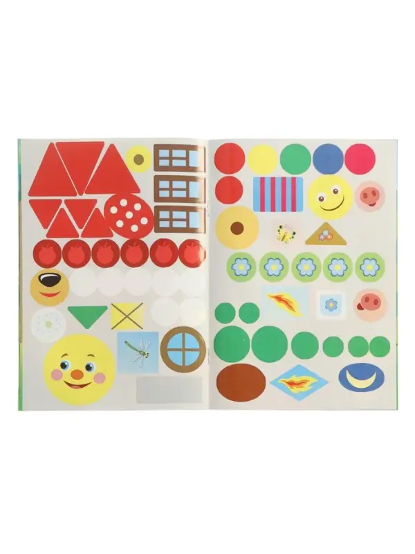 Книжка с наклейками "Сказки", 16 стр