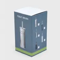 Ерш для унитаза "Квадраты", нержавеющая сталь