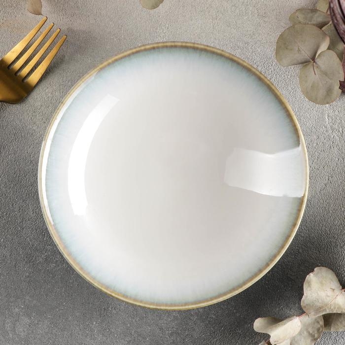 Салатник фарфоровый Magistro &laquo;Пэвэти&raquo;, 0,38 л, d=16,5 см, цвет голубой