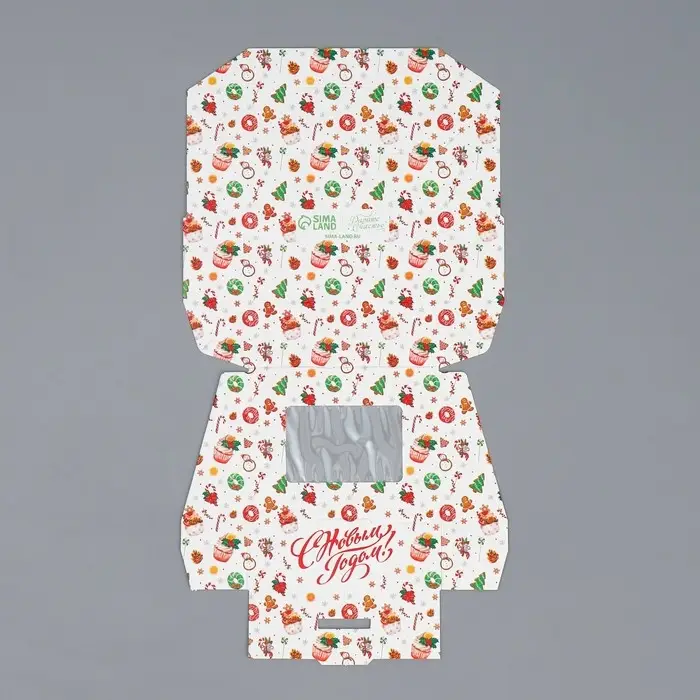 Коробка складная &laquo;Сладкая&raquo;, 10 х 8 х 3.5 см