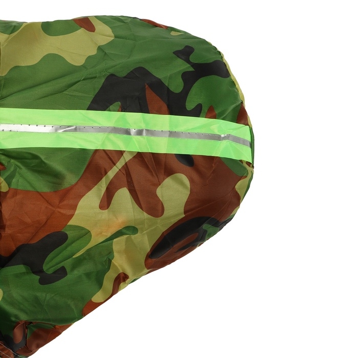 Тент автомобильный, водонепроницаемый, полиэстер, камуфляж хаки, размер XXL 572*178*119 см