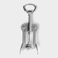 Штопор Доляна &laquo;Мастер&raquo;, 16 см, цвет серебряный