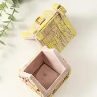 Шкатулка для украшений &laquo;Избушка&raquo; 12&times;11&times;9 см, гипс, коричневый