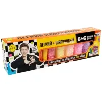 Игрушка в наборе Легкий пластилин Влад А4 12 шт с шариковым пластилином огненные цвета коробка 10948