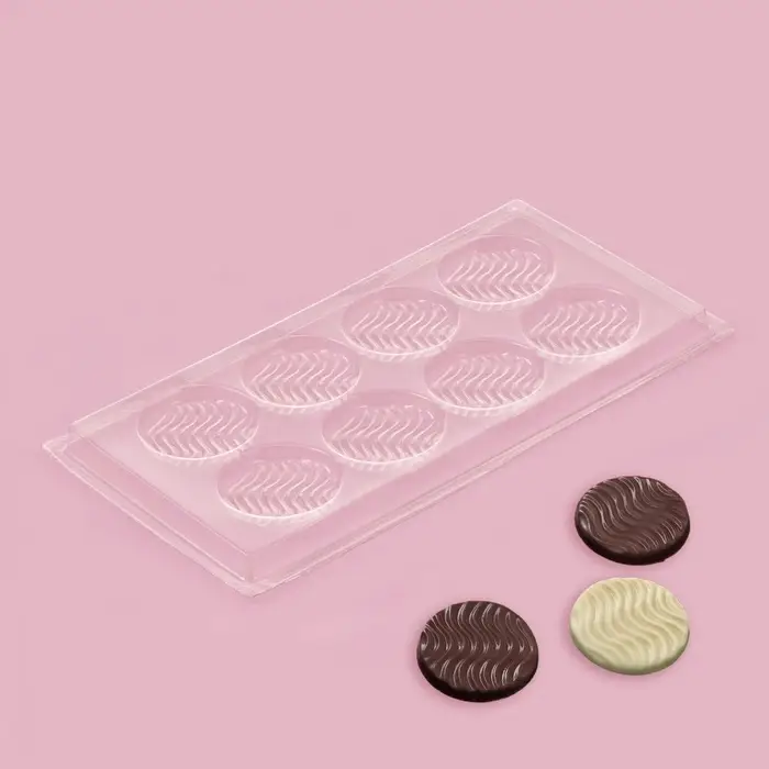 Форма для шоколада и конфет &laquo;Волна&raquo;, 8 ячеек, 22&times;11 см, прозрачная