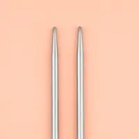 Спицы для вязания, прямые, d=3 мм, 35 см, 2 шт.