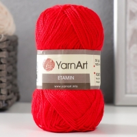 Пряжа "Etamin" 100% акрил 180м/30гр (434 красный)