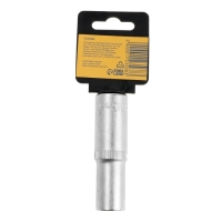 Головка торцевая шестигранная удлиненная ТУНДРА, под квадрат 1/2", 13 мм, CrV