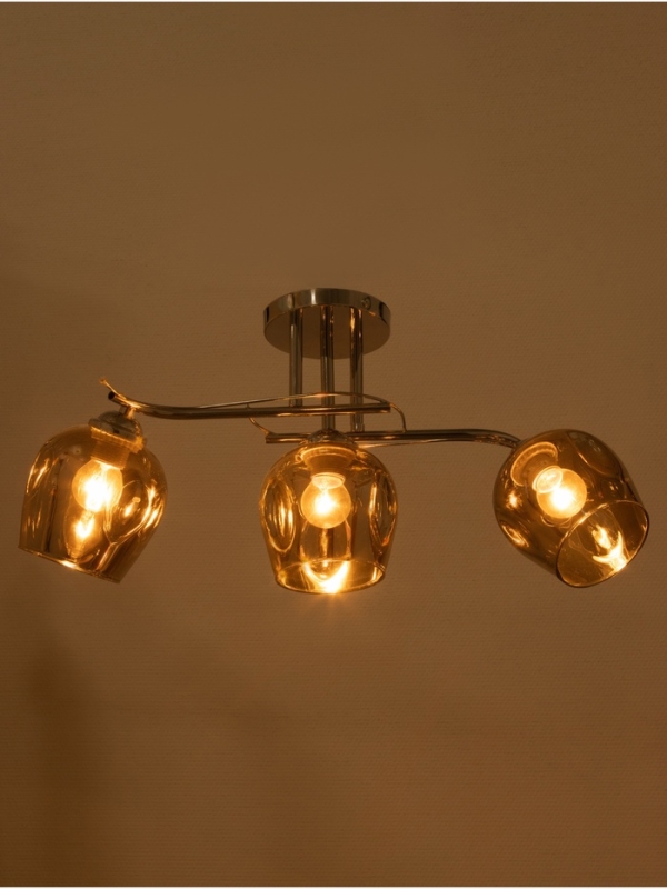 Люстра "Муза" 3х40Вт Е27 хром