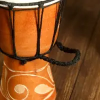 Сувенирный музыкальный инструмент "Барабан Джембе" 11,5х11,5х20 см МИКС