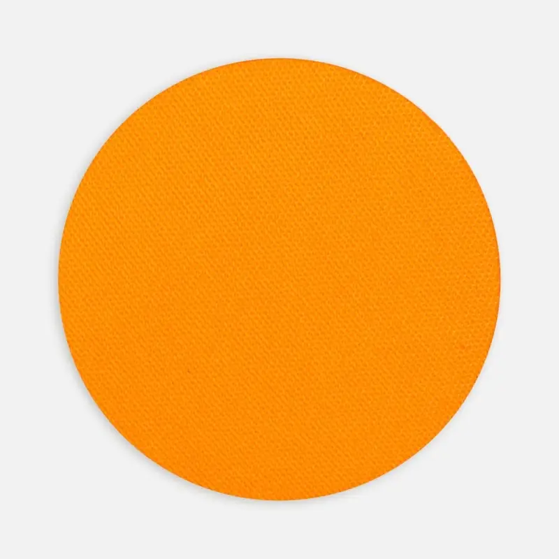 Наклейка тканевая Lunga Round, M, оранжевый неон
