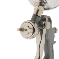 Краскораспылитель пневматический ТУНДРА, до 4 бар, сопло 1.5 мм, верхний бачок 0.6 л