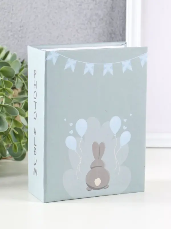 Фотоальбом "Зайка" 100ф 10X15см, ПП карм.