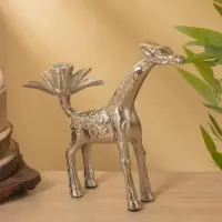 Подсвечник "Жираф" алюминий 22,5х11,5х23 см