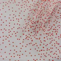Пленка прозрачная с рисунком &laquo;Крупинки&raquo; Красный 0.7&times;8.2&plusmn;5%м