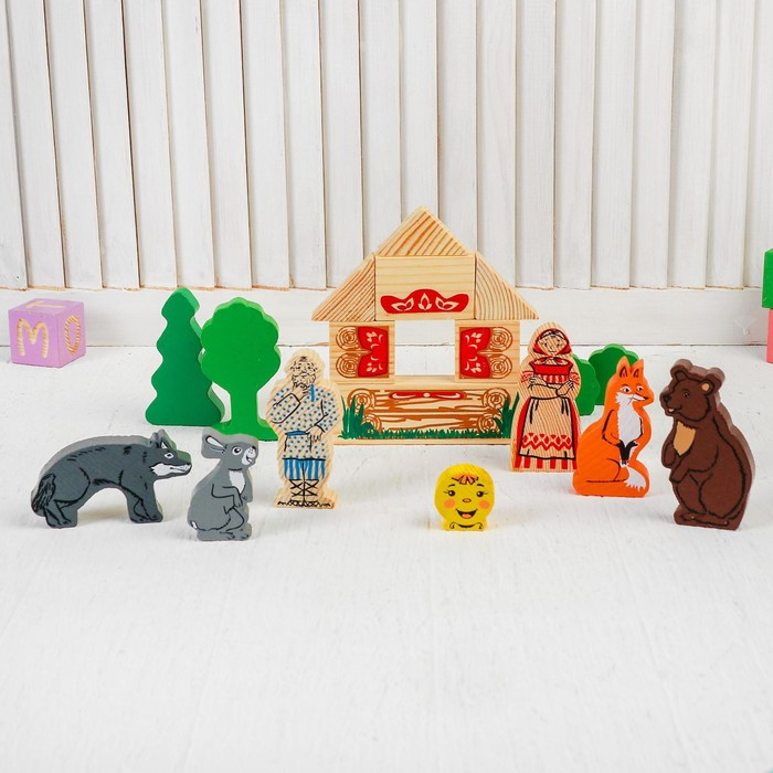 Конструктор &laquo;Сказки&raquo; Колобок&raquo; 18 элементов