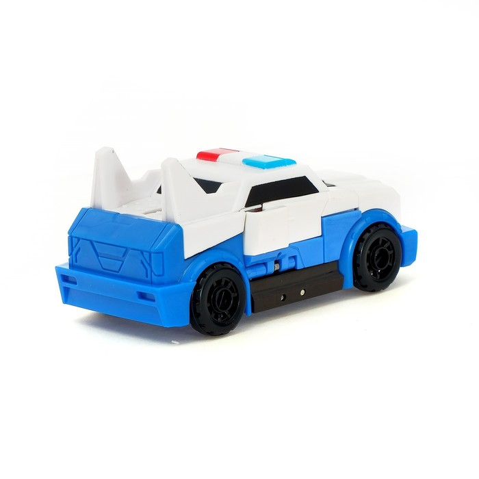 Робот &laquo;Полицейский&raquo;, трансформируется одним движением