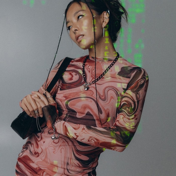 Браслет металл &laquo;Цепь&raquo; сердце объёмное, цвет серебро, 18 см