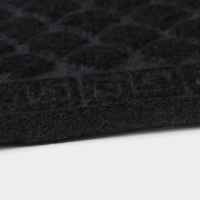 Коврик влаговпитывающий придверный полукруглый без окантовки Доляна &laquo;Спираль&raquo;, 38&times;58 см, цвет МИКС