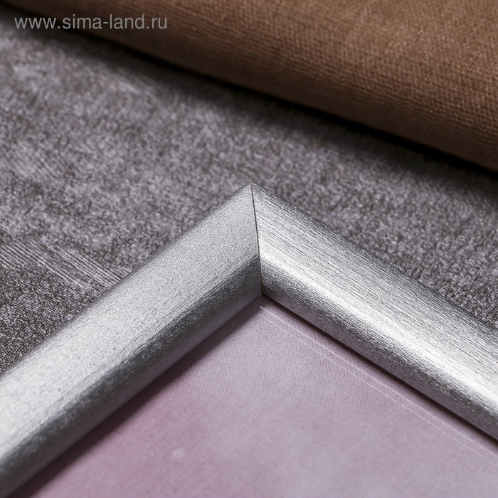 Фоторамка сосна с19 серебро 24х30 см (пластиковый экран)