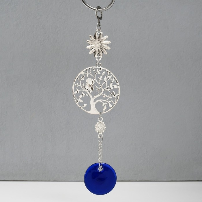 Подвеска от сглаза металл "Сова на дереве" 22 см