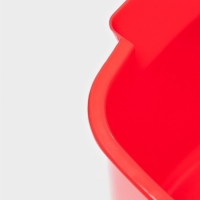 Ведро для уборки, 7.5 л, 25.2&times;25.5&times;18.7 см, красный