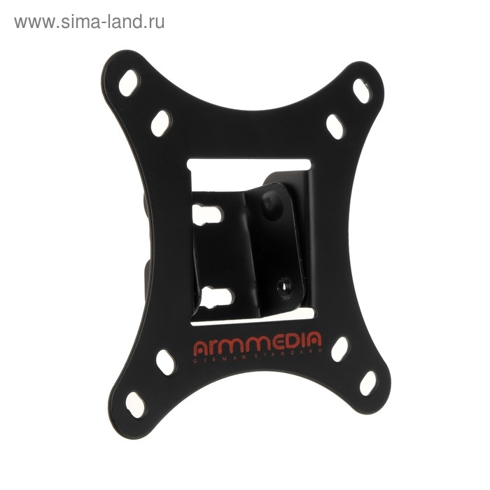 Кронштейн ARM Media LCD-02, для ТВ, наклонный, 15-32", 30 мм от стены, черный