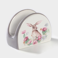 Салфетница Доляна &laquo;Зайка&raquo;,9,5&times;7&times;4,3 см