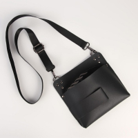 Сумка для мастера 19 &times; 18,5 см, длина ремня 105 см, цвет чёрный