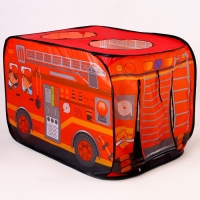 Палатка детская игровая &laquo;Пожарная машина&raquo; 70 &times; 70 &times; 110 см