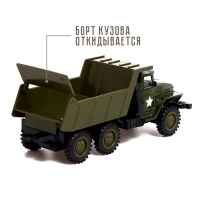 Грузовик металлический &laquo;УРАЛ &laquo;Армия&raquo;, инерция, масштаб 1:43, цвет зелёный