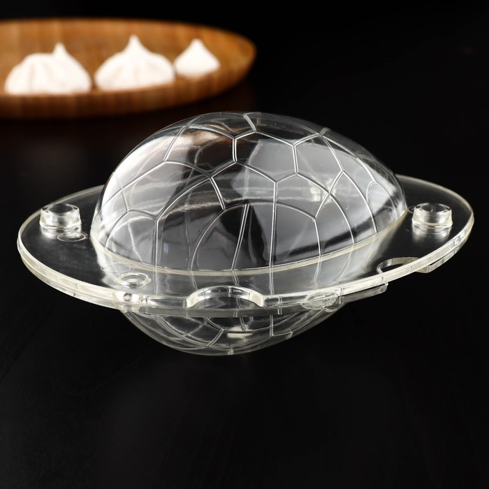 Молд для шоколада KONFINETTA &laquo;Шоколадное яйцо&raquo;, силикон, 14&times;11,5&times;9 см, цвет прозрачный