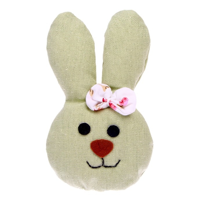 Мягкая игрушка &laquo;Зайка&raquo;, на подвеске, цвета МИКС