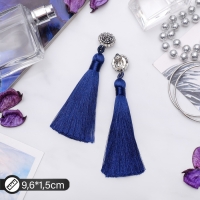 Клипсы &laquo;Кисти&raquo;, цвет синий, L кисти 7 см