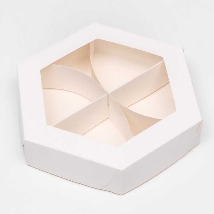 Менажница белая, 20 х 4 см