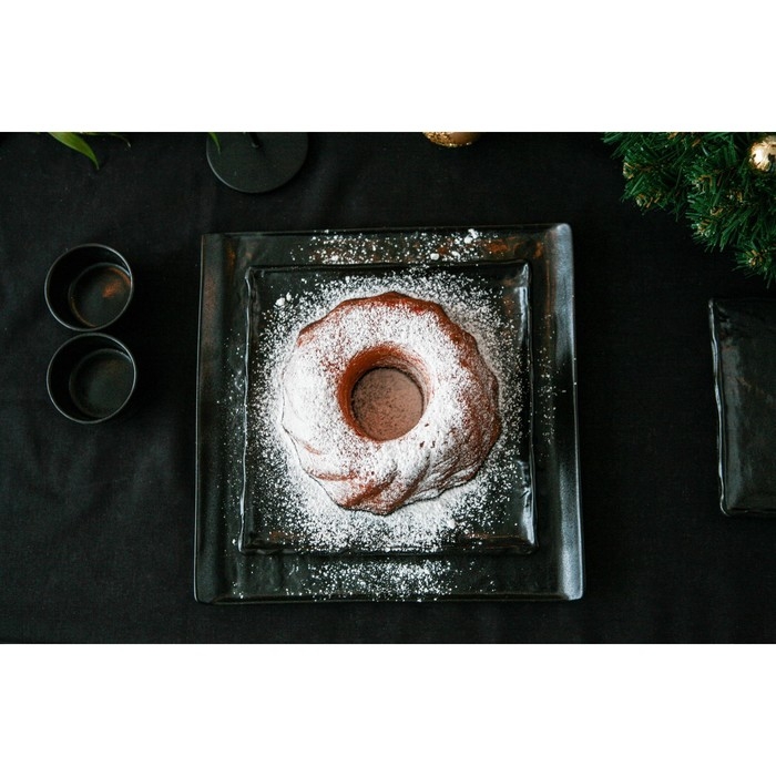 Соусник фарфоровый Magistro "Pietra lunare", 6,8&times;3,7 см, цвет чёрный