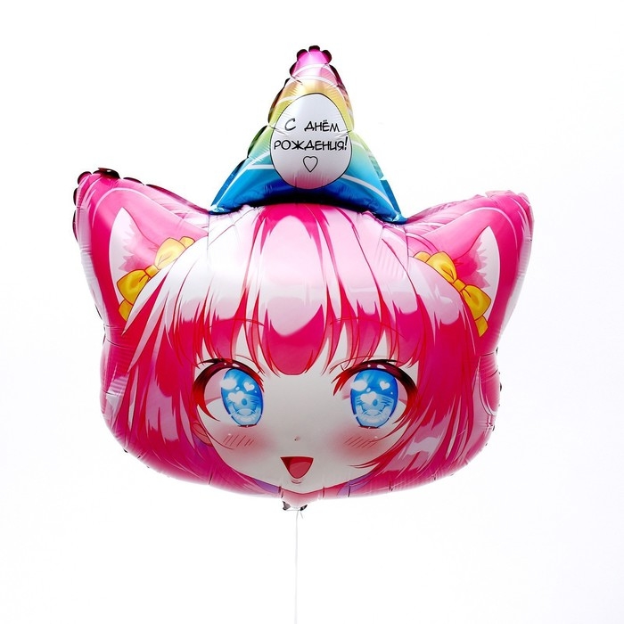 Воздушный шар фольгированный 24" &laquo;Девочка аниме&raquo;, без подложки
