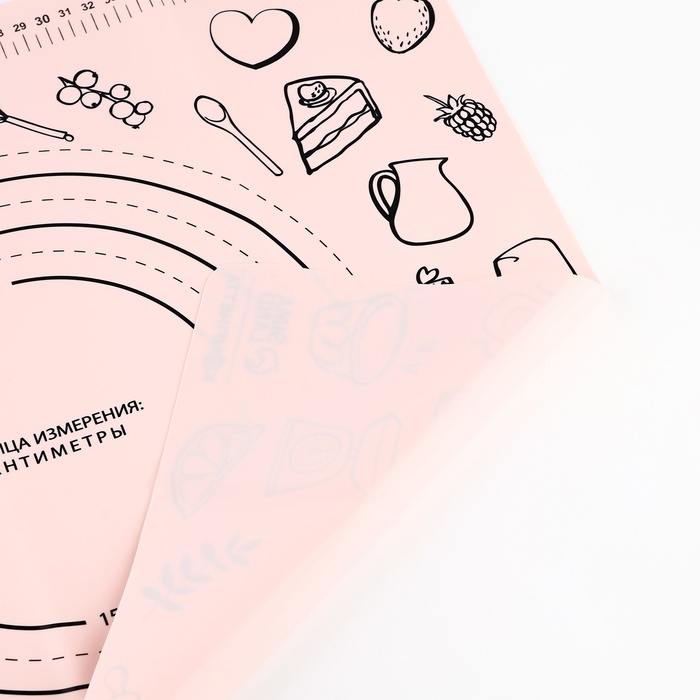 Силиконовой коврик для выпечки &laquo;Сердце дома&raquo;, 50 х 40 см