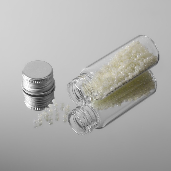 Баночки для хранения бисера d = 2,2 &times; 6 см, 5 шт