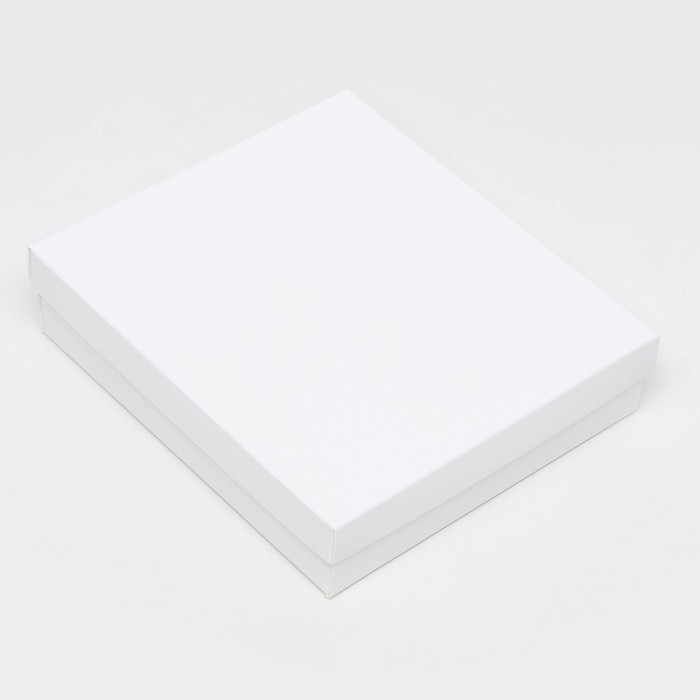 Коробка складня, пенал, с окном, черная, 18 х 16 х 4 см