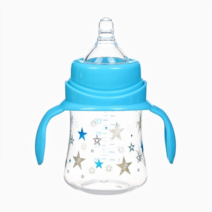 Бутылочка для кормления &Oslash;50мм ШГ, +0мес., 150мл, цвет голубой