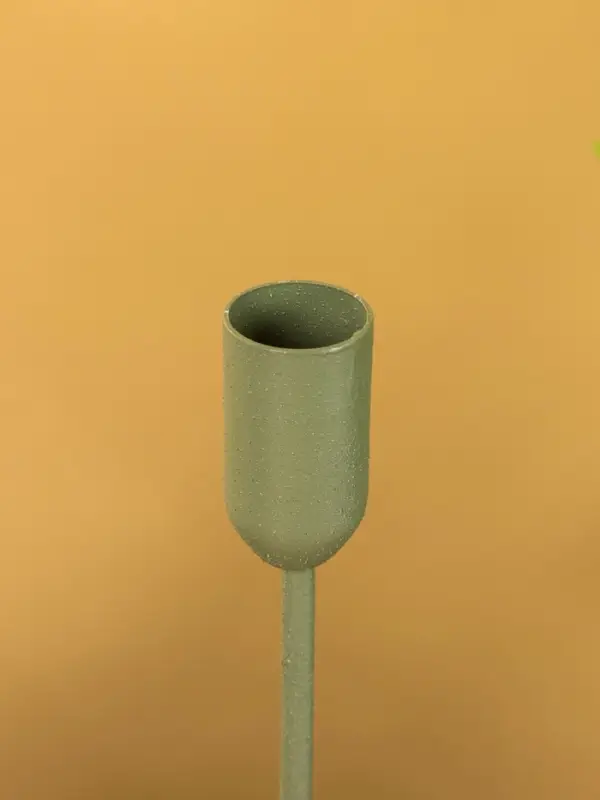 Подсвечник на 1 свечу текстурный "Болотный" 8х8х25,5 см