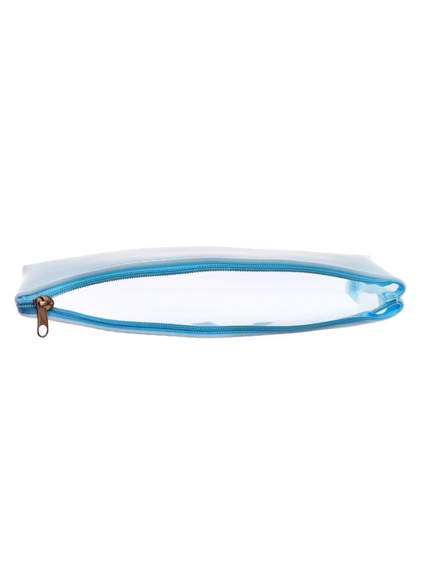 Пенал школьный на молнии Зоопарк  Синий