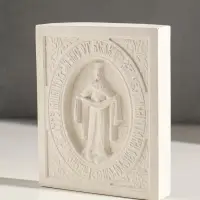 Икона с подвесом "Покров Пресвятой Богородицы" размер 12х10х2 см, гипс